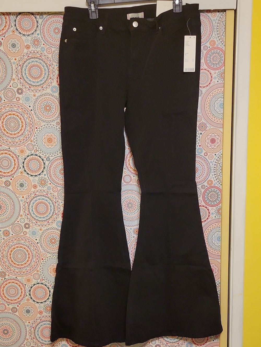 BDG Black High-Rise Flare Jeans